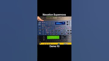 Novation Supernova Demo 10 #asmr #synth #sound-effect #ringtone #noise