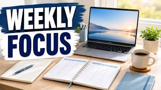Weekly Focus Music for Work | Calm Productivity Music to Start Your Week | 2 Hours