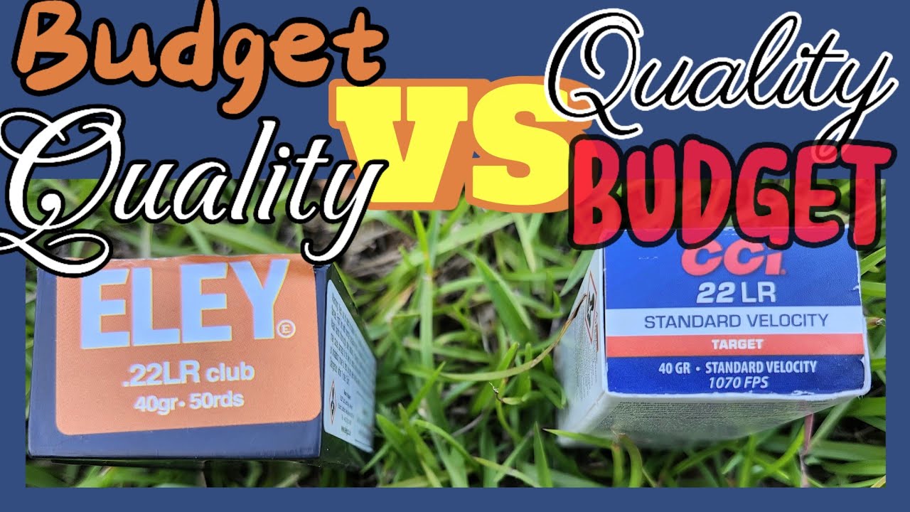 Сравнение патронов Eley Club и CCI Standard Velocity 22lr