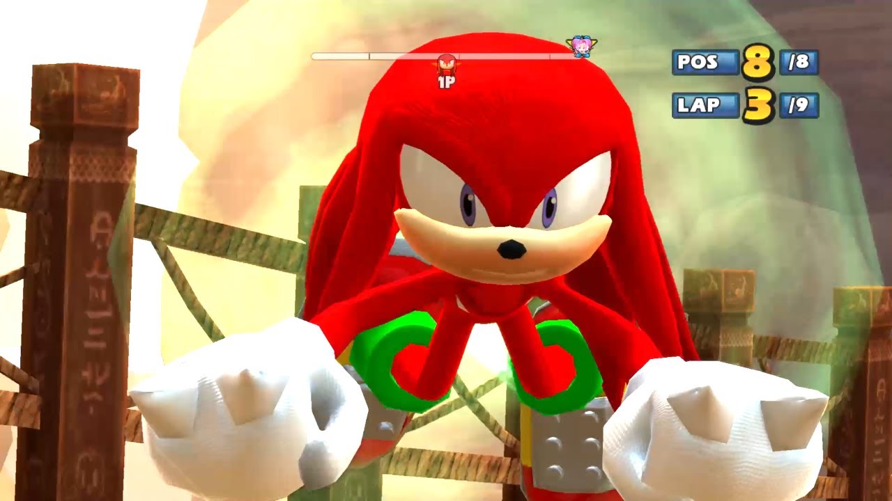 KNUCKLES Sandy Drifts 9 Laps Expert (Request) Sega All-Stars Racing. PC