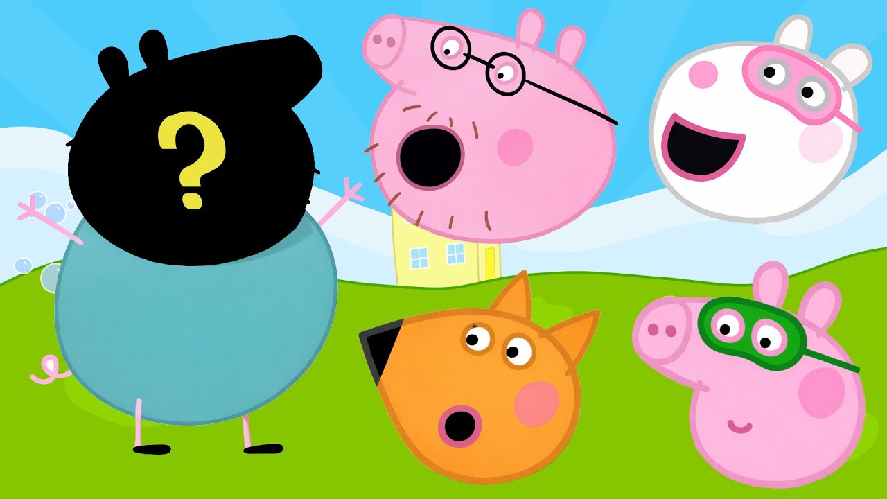 Peppa Pig And Friends - Learn Colors - Match Shapes & Play Dress Up