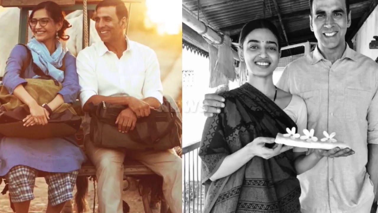 Padman - Akshay Kumar Share करता है Sonam Kapoor और Radhika Apte का FIRST LOOK !!...