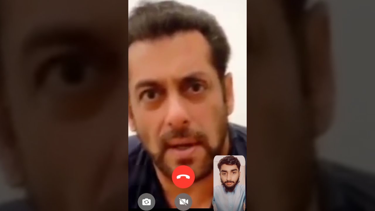 Salman Khan video call ||WhatsApp video callsalman khan 