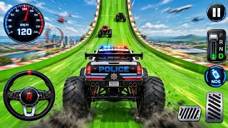 Monster Truck Mega Ramp Impossible Driver - Mega Ramp Car Stunt Master Simulator -Android Gameplay  screenshot 1