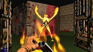 Final Doom Plutonia Experiment - MAP05 Ghost Town - UV All Secrets - 1080p 60fps