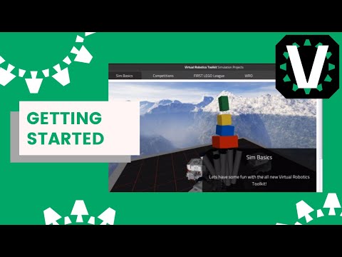 Starting a simulation with the Virtual Robotics Toolkit