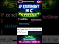 C Conditional Statements | if, if-else, else if, nested if else, switch case |Learn Coding #shorts#c
