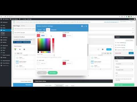 Native theme. Gradient button module