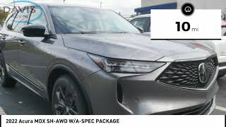 2022 Acura MDX at Davis Acura in Langhorne Pennsylvania 2229082