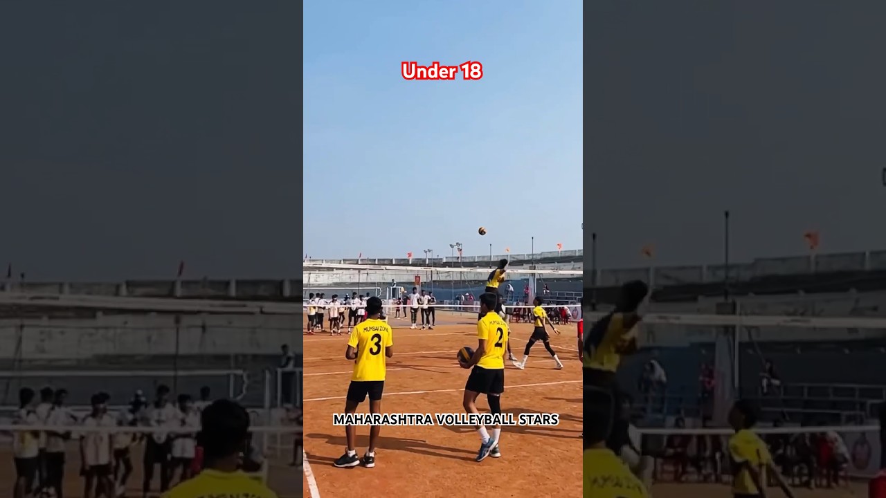 Karan Kumar under 18 lad at Chatrapati Chashak Buldhana,Maharashtra | Mumbai volleyball match