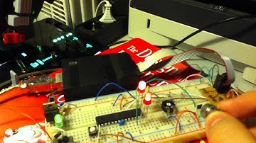 Testing the A1302 hall effect sensor using the AVR analog comparator.
