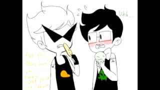 Dirk and Jake have some icecream
