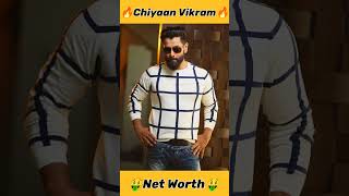 🤑🤔 Chiyaan Vikram net worth in 2023 #shorts