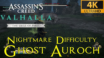 AC Valhalla | The Siege of Paris | Ghost Auroch animal | Nightmare (Aesir) difficulty playthrough
