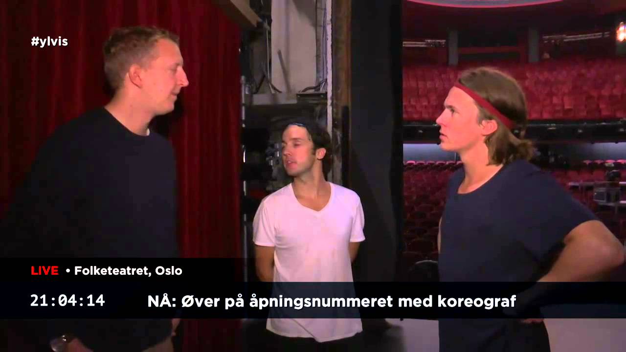 Ylvis skravler isteden for å øve [mostly English]