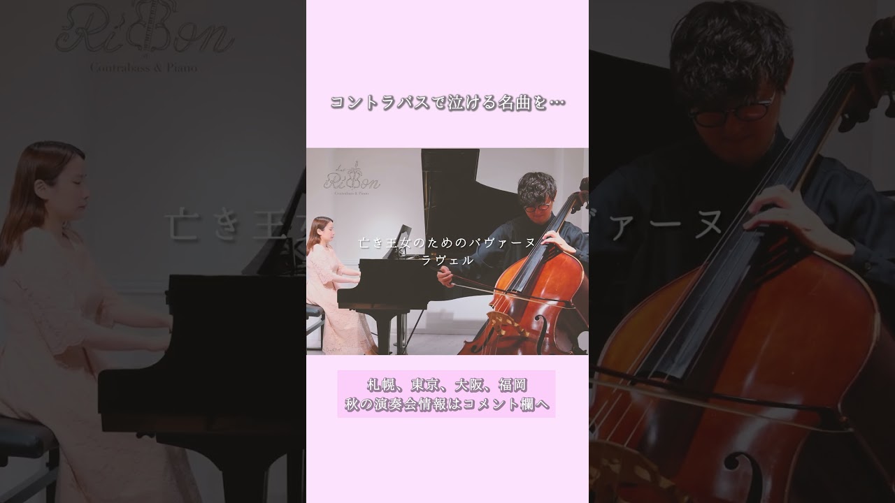 泣ける名曲×コントラバス【ラヴェル:亡き王女のためのパヴァーヌ】