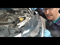 how to remove a headlamp bulb on a Renault Megane 2013