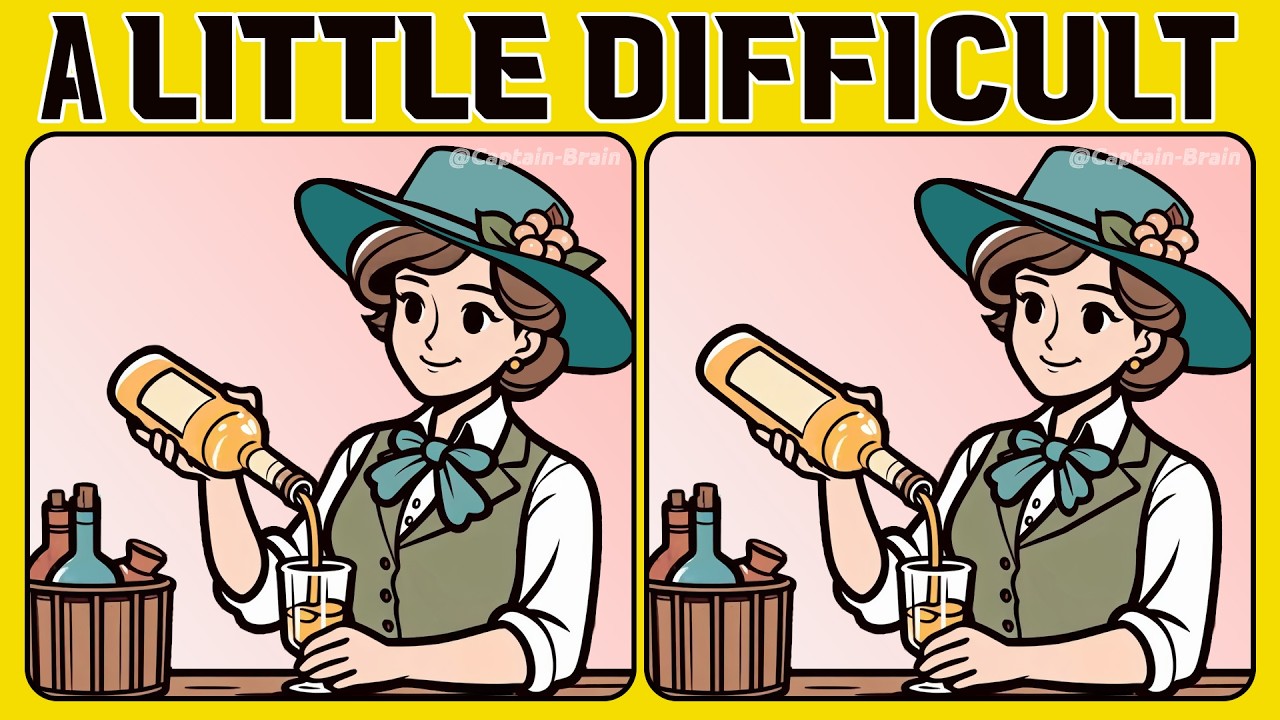 🧠🧩Dare to Spot the Difference and Win BIG 《A Little Difficult》