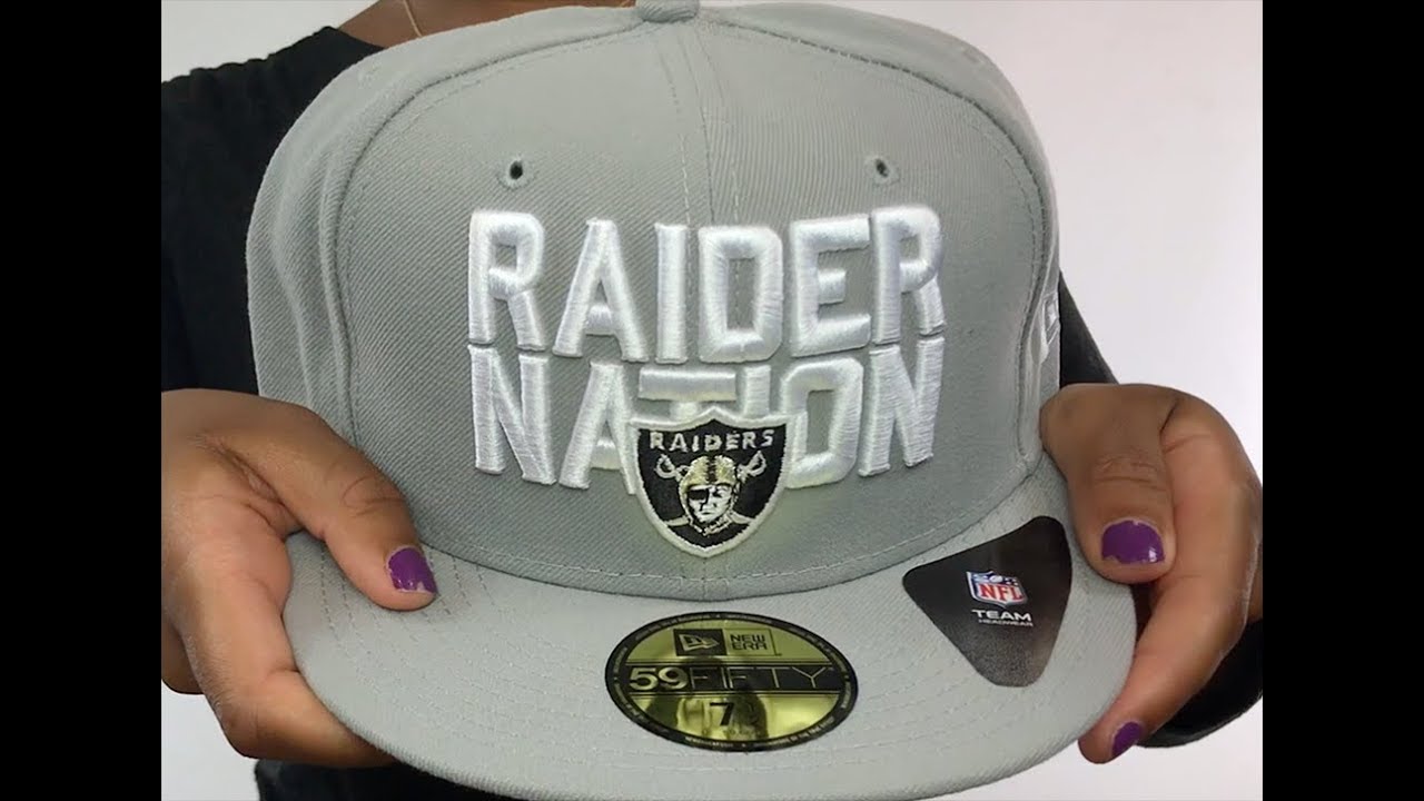 Raiders 'RAIDER-NATION' Light Grey 