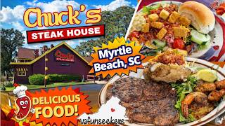 Chuck’s Steakhouse Myrtle Beach… This Classic Spot Shocked Us!