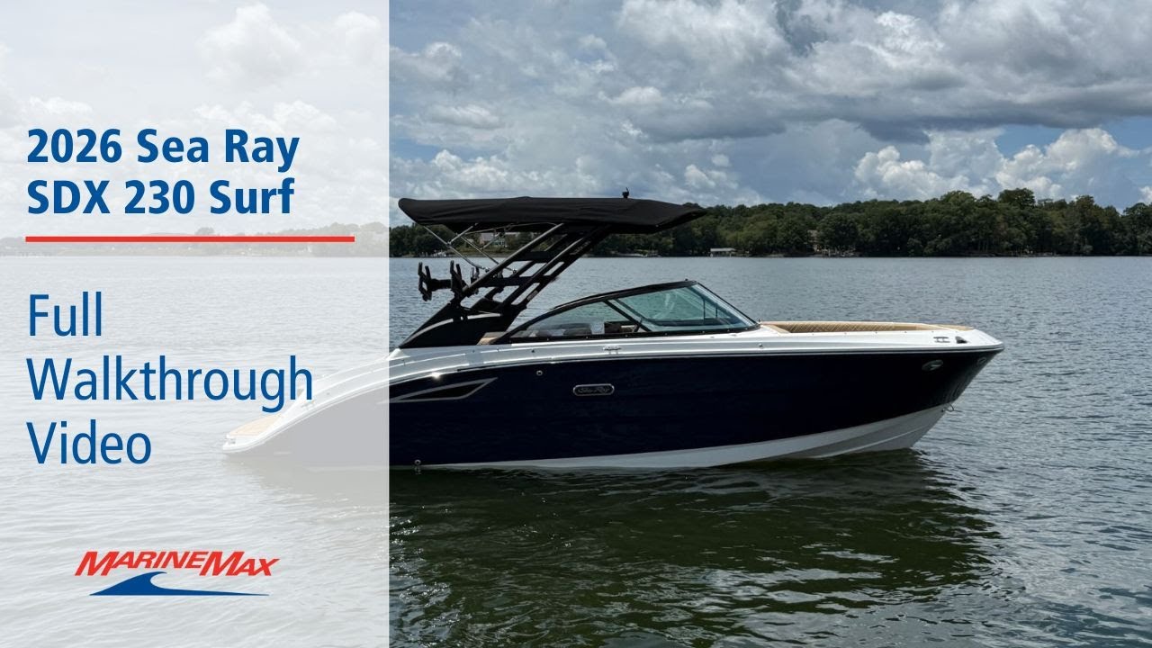 2026 Sea Ray SDX 230 Surf | Available Now at MarineMax Lake Wylie