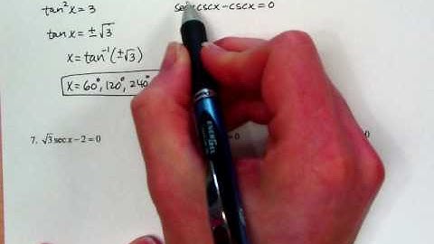 Sec. 5.3 (Day 1) - Solving Trig Equations