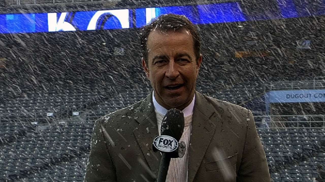 TB@KC: Kalas on snow at Kauffman Stadium