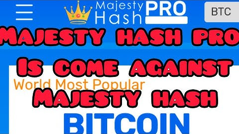 Majesty hash pro is come against majesty hash New turn over