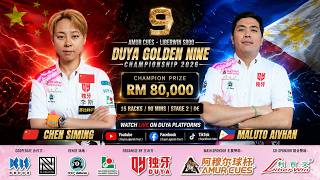 🇨🇳 CHEN SIMING 🆚 | 🇵🇭 MALUTO AIVHAN🏆 Champion Prize: RM 80,000 | 15 RACKS / 90 MINS | STAGE 2 | DE screenshot 3