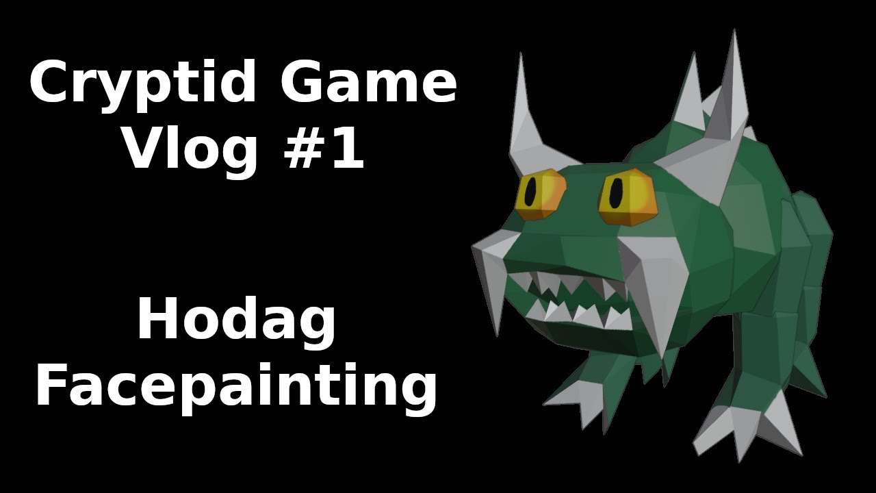 Cryptid Game Vlog #1: Hodag Facepainting