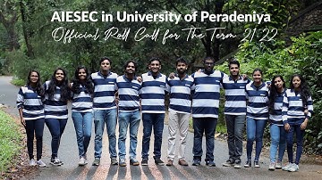 Roll Call 21.22 | AIESEC in University of Peradeniya