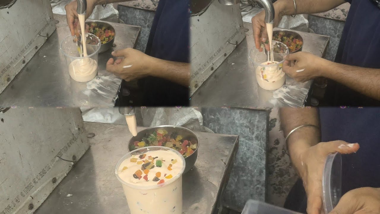 Tutti fruti ice cream make  with home made stabilizer।Home made ice cream stabilizer।#icecream #aic 