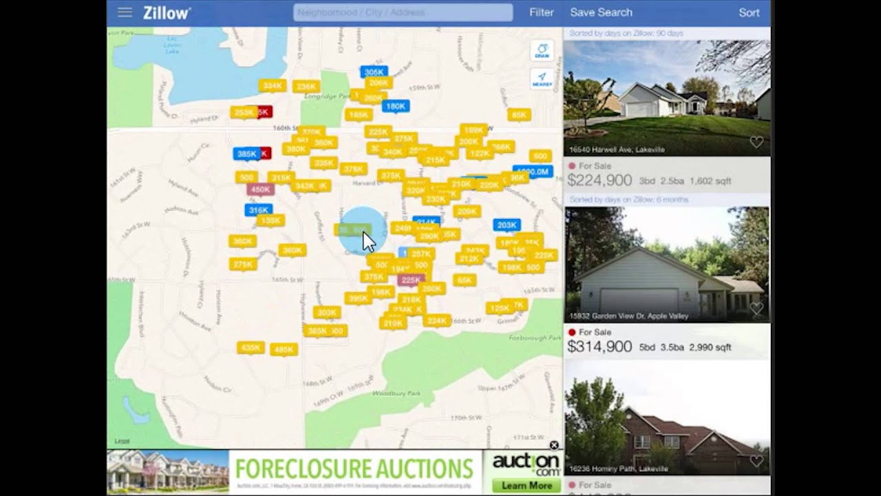 Zillow Beginners Tutorial for iPhone, iPad, Android, and the  YouTube