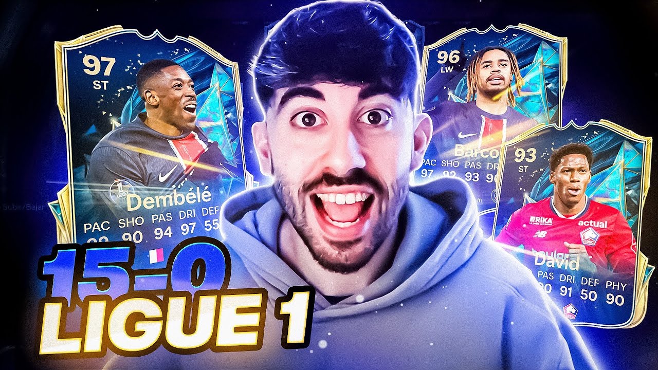 15-0 TOTS LIGUE 1 en FUT CHAMPIONS + NOTAS del EQUIPO | EA FC 25