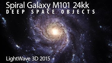 Lightwave 3D Spiral Galaxy M101