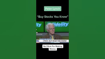 Peter Lynch: Only BUY Stocks You KNOW! #shorts