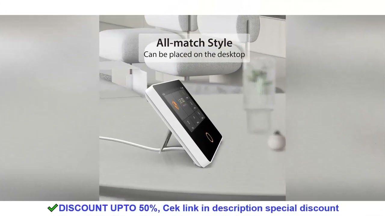 Staniot WiFi Tuya Smart Home Burglar Alarm Kit Wireless Security Protection System 4.3" IPS Touch