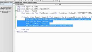 Visual Basic .Net 2005 y SQL Server 2005 Parte 2.mp4