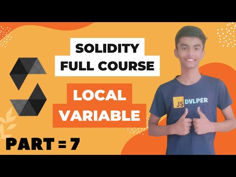 Solidity full course | Local Variable in Solidity | Part - 7 | Hindi #mindblockchannel #solidity