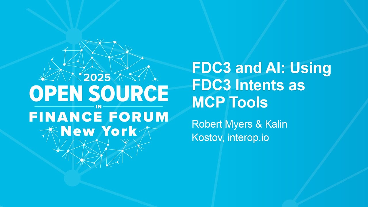 FDC3 and MCP: The Standard That Makes AI Deterministic in Banking