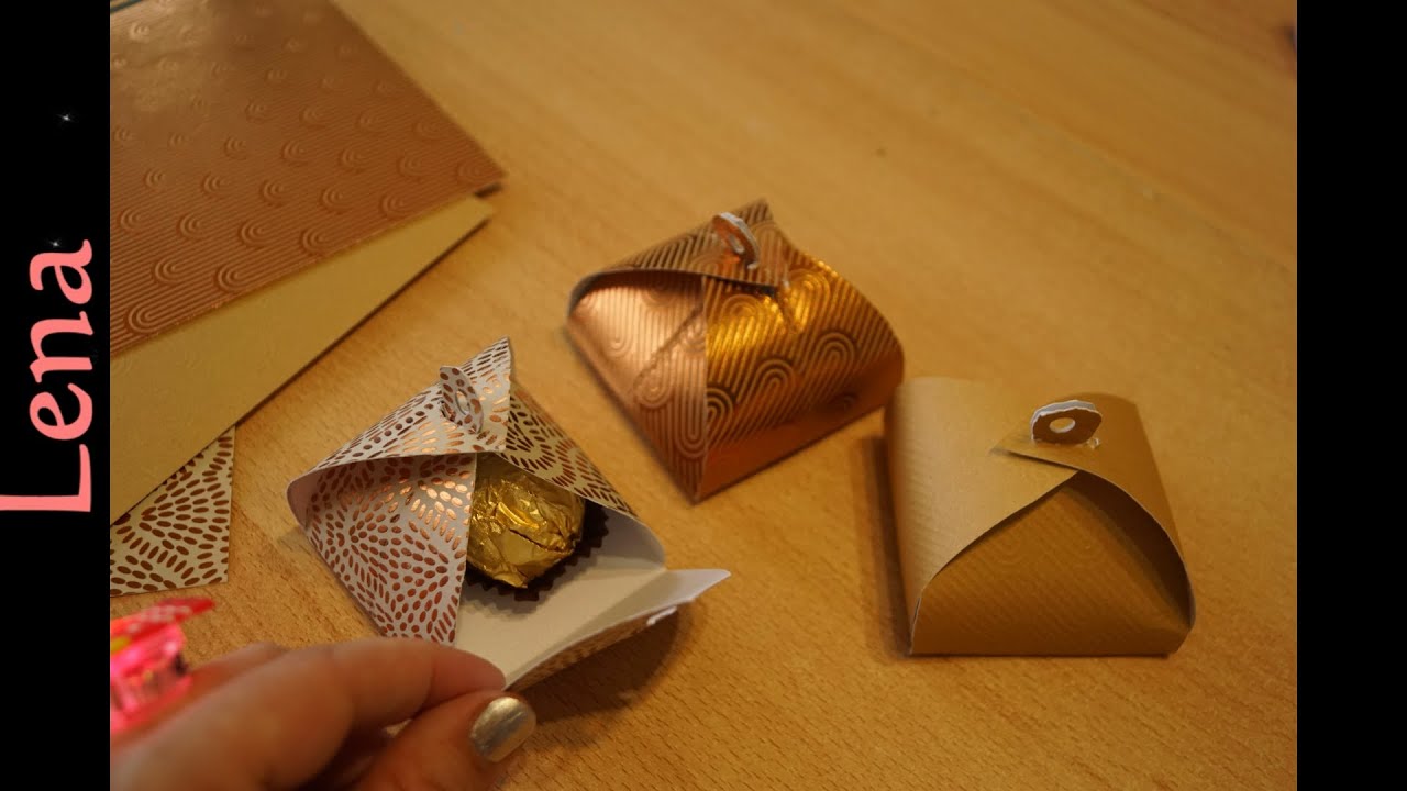 Geschenk Box Basteln mit Ferrero Rocher 🎁 Origami Gift box 🎁 Gift Wrapping 🎁 Как упаковать подарок