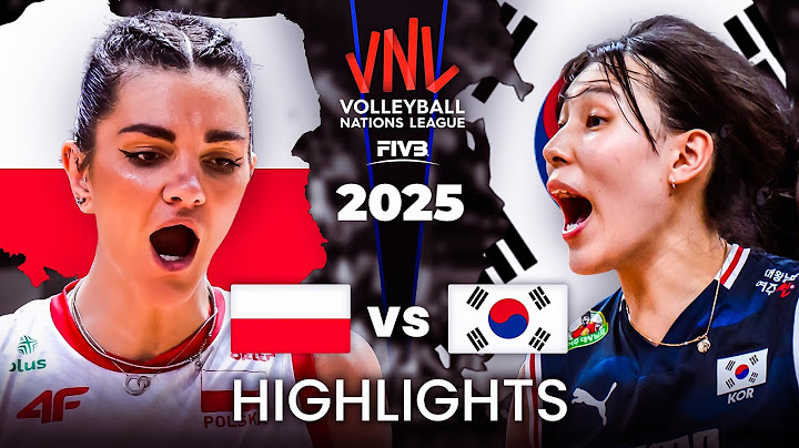 KOREA 🇰🇷 vs POLAND 🇵🇱 | HIGHLIGHTS | Women's VNL 2025