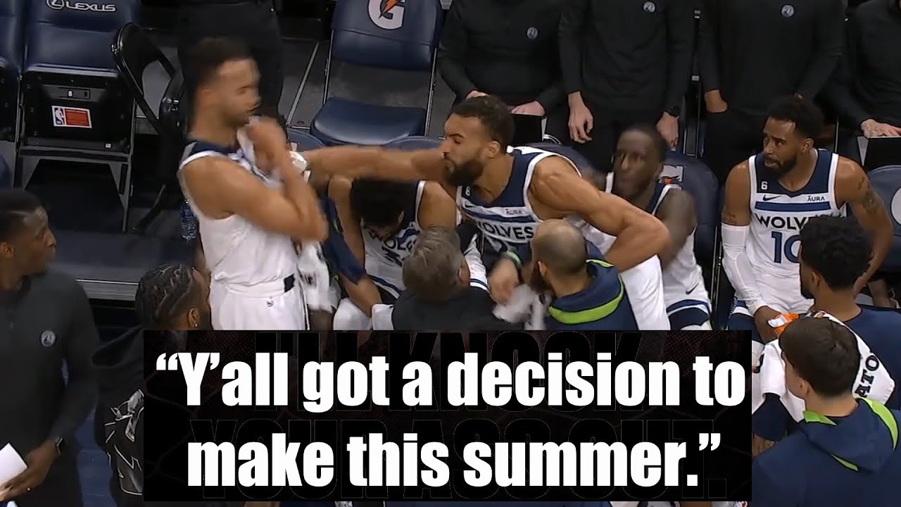 Leaked audio of Kyle Anderson going off on Rudy Gobert in locker room at half time 😳