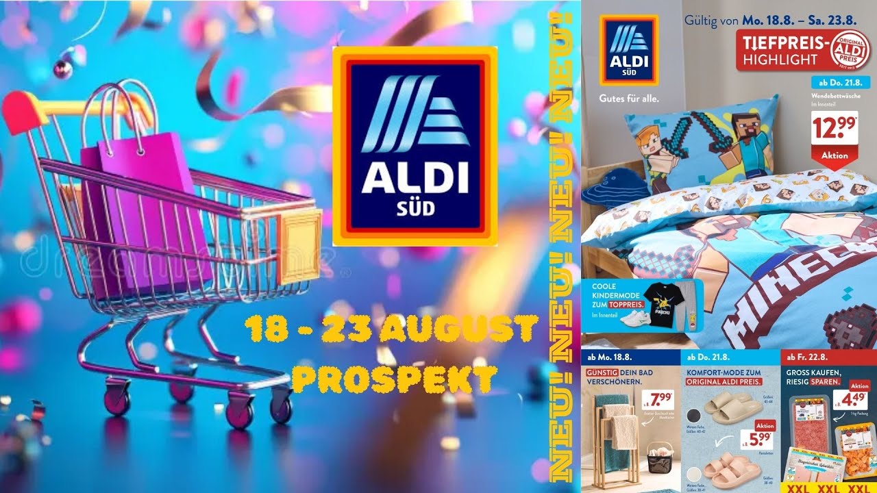 ALDI Angebote – Was lohnt sich ab 18.08.? | Top-Deals der Woche