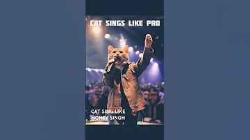 Cat SINGING Love Cat Songs Viralvideo 