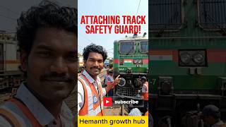 A new train Attached track safety guard hemanth growth hub tech news in Telugu