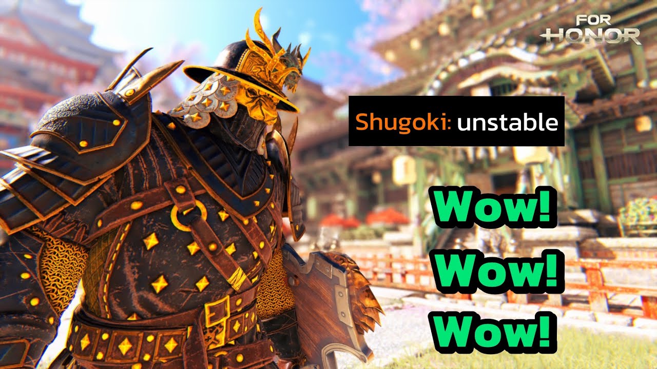 A mentally unstable Shugoki and some pain | For Honor