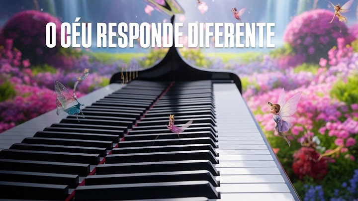 SOM DO MAR 🌊 & PIANO  | O CÉU RESPONDE DIFERENTE - Sued Silva e Dalete Hungria | LETRA