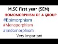 #homomorphism of group // kind of morphism #mathstudywithpradum