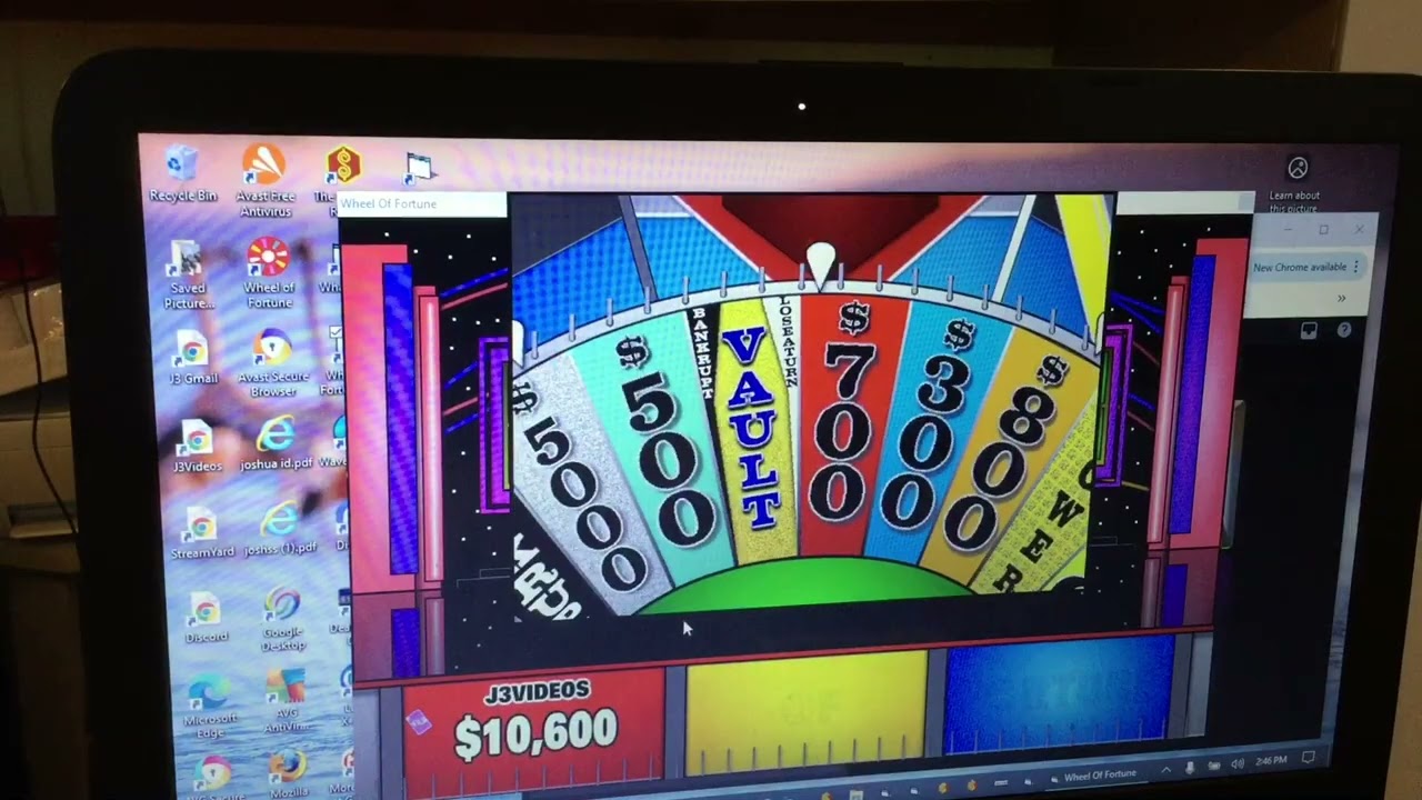Game 35 of Bigjon’s wheel of fortune for the pc games